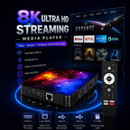12 Mois Android 14 TV Box 4GB RAM 128GB ROM Quad-Core Mali-G31 GPU