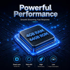 12 Mois Android 14 TV Box 4GB RAM 128GB ROM Quad-Core Mali-G31 GPU