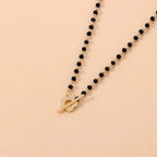 Floral Choker Flower Clasp Necklace