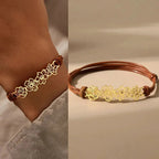 Personalized Birth Flower Bracelet